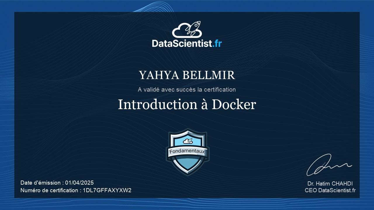 Introduction to Docker Certification